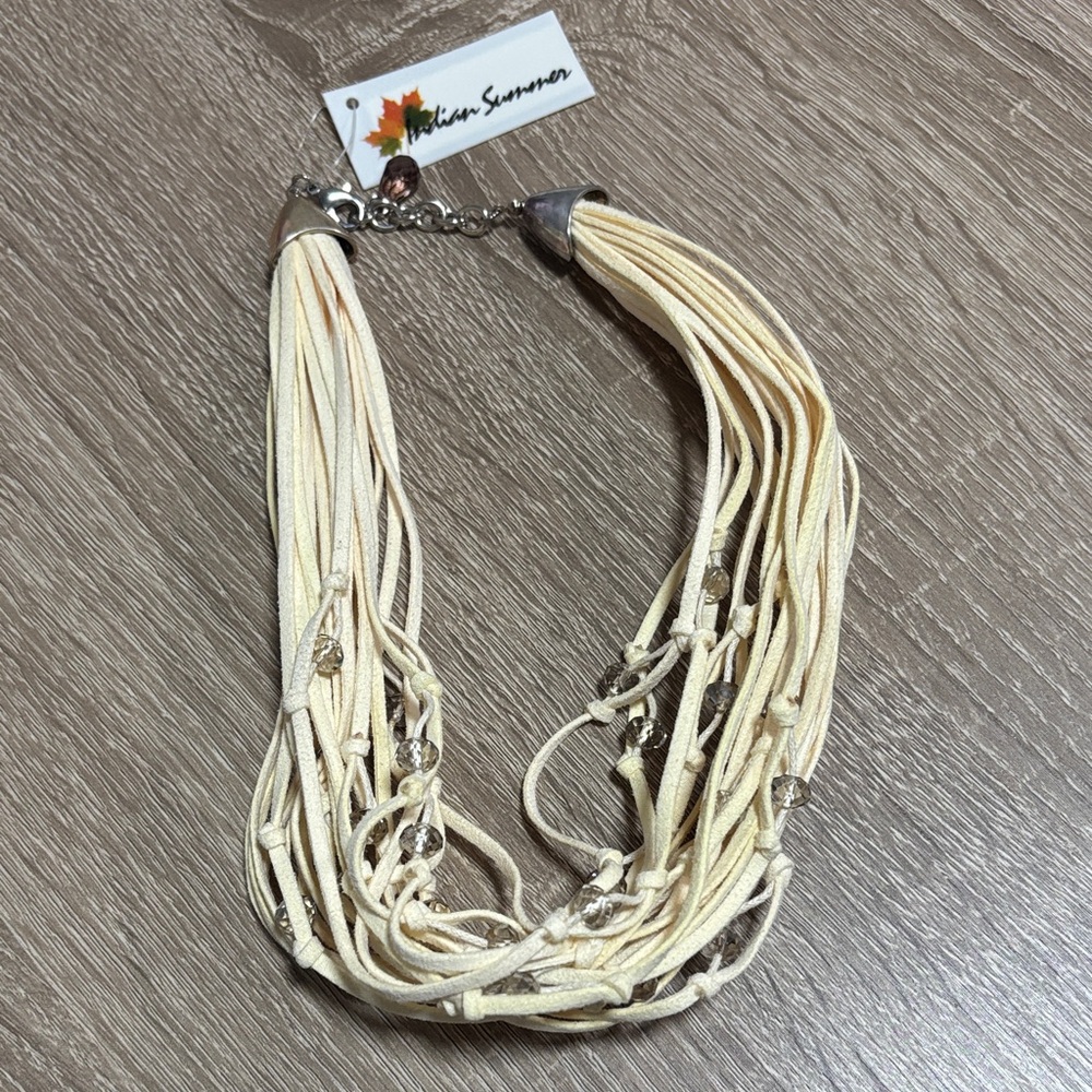 Cream Multi-Strand Necklace